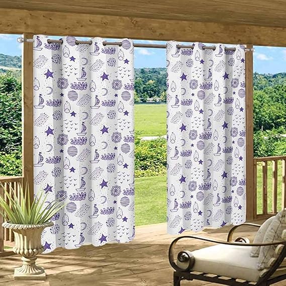 Anmaseven - Cortina náutica para exteriores para cenador al aire última