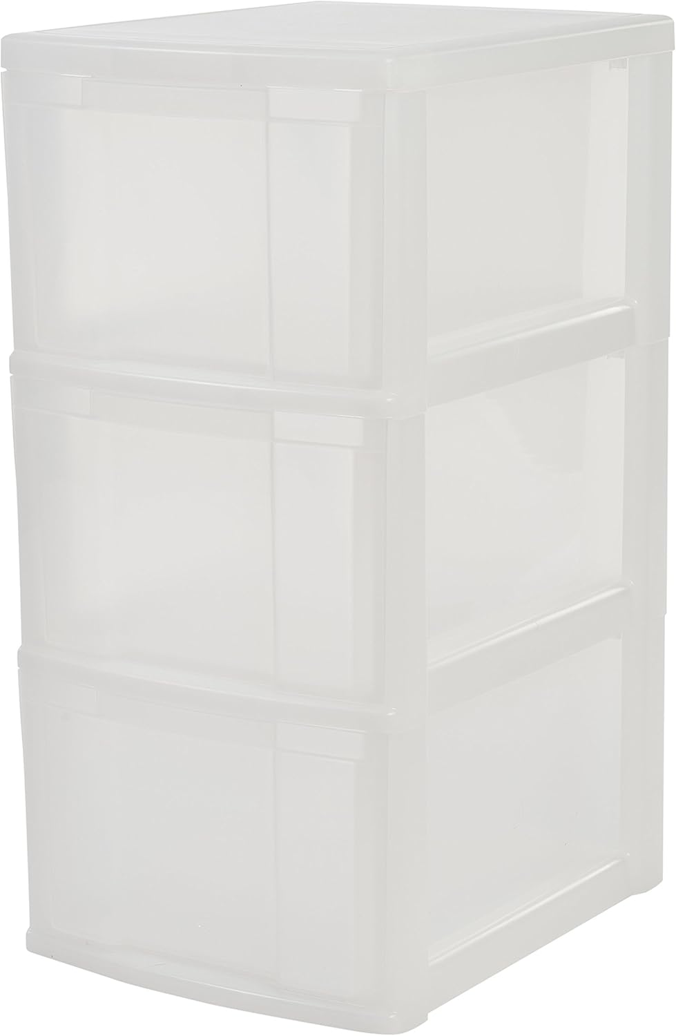 Iris Ohyama Storage 3 Wheels, Tower Unit Three, Drawer Organiser, Plastic Office drawersNMC303