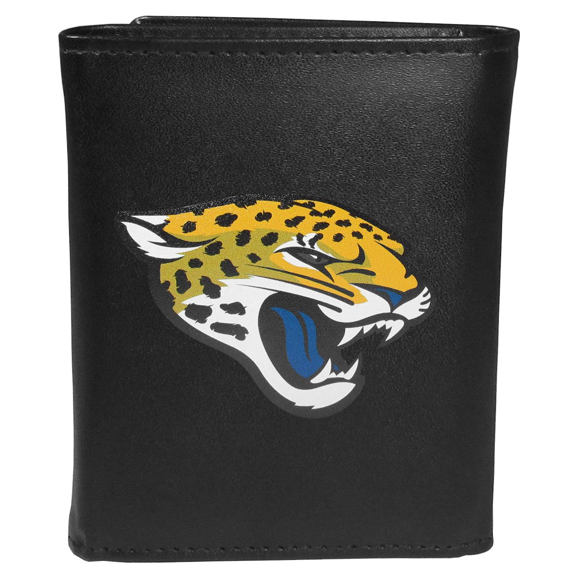 Siskiyou Sports NFL Jacksonville Jaguars Tri-fold Wallet Large Logo, Black