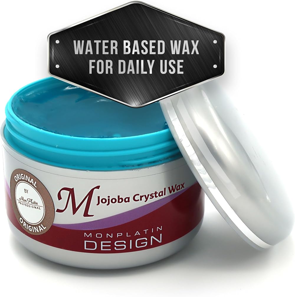 Mon Platin Jojoba Crystal Hair Styling Wax 250ml Professional Formula High Sheen