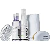 Jason Markk Starter Box, Shoe Cleaning Kit, 5-Piece Set, Deep Cleaning Solutions, Two Brushes, & Microfiber Towel, Sneaker Ca