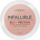 L'Oreal Paris Infallible Blur-fection Longwear Loose Setting Powder, Blurring Face Powder With Up to 24HRs of Wear, Translucent Medium Deep, 1 Kit