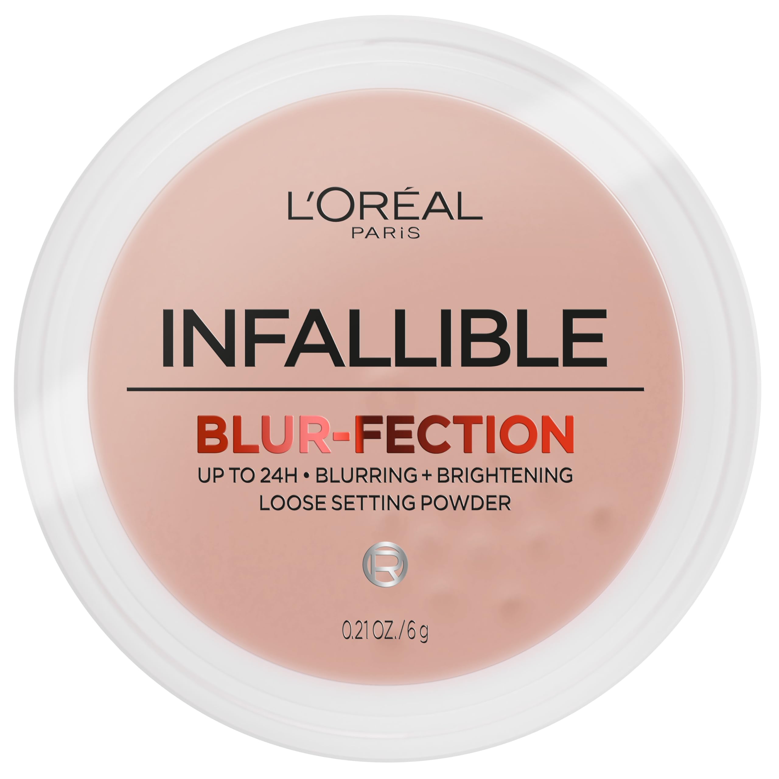 Photo 1 of L'Oreal Paris Infallible Blur-fection Longwear Loose Setting Powder, Blurring Face Powder With Up to 24HRs of Wear, Translucent Medium Deep, 1 Kit