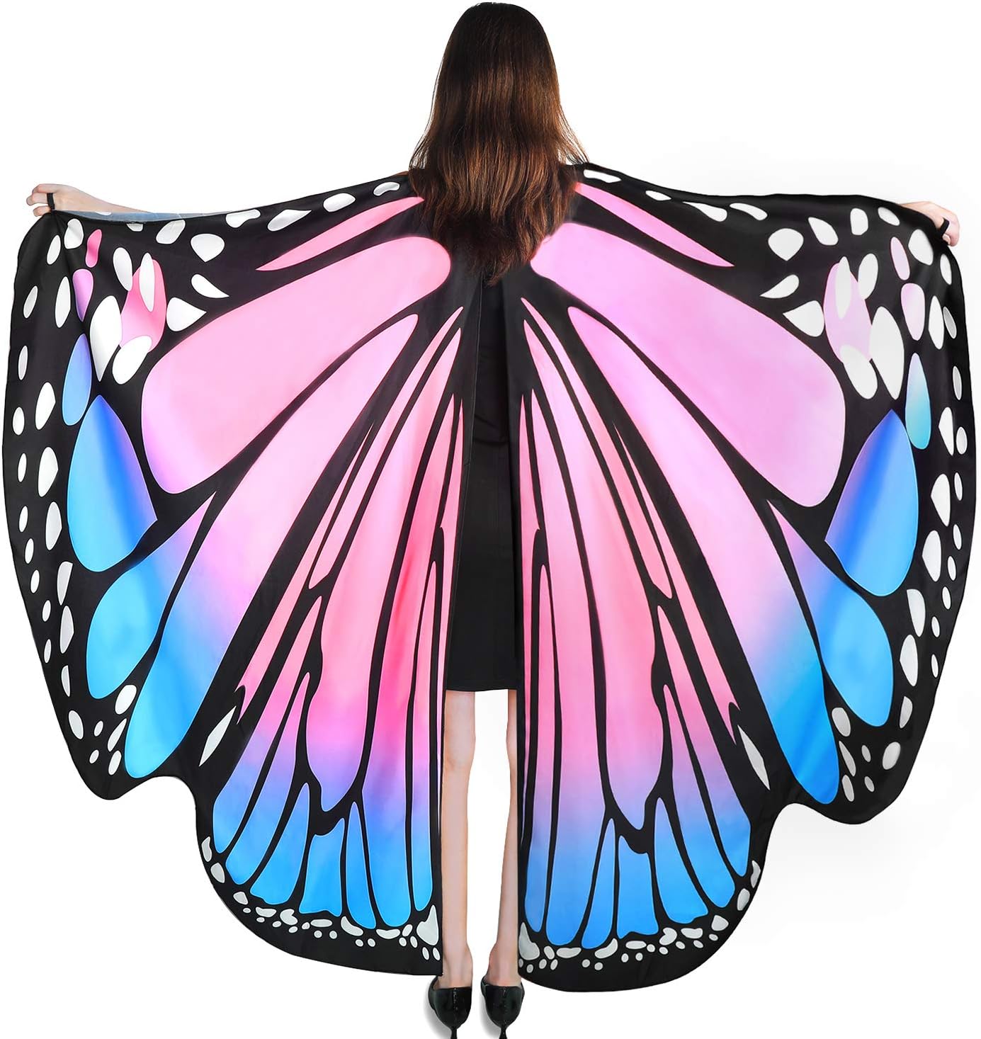 YXwin Womens Halloween Costumes Adult Butterfly Wings Pink Blue Cute Costume for Women