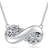 SOLOLIKE Sterling Silver Urn Neckalce for Ashes for Women: Cremation Jewelry for Women - Ashes Keepsake Pendant Memorial Jewelry Gifts for A Loss of Loved Ones