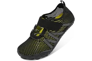 JIASUQI Water Shoes for Womens Barefoot Beach Swim Shoes Quick-Dry Aqua Pool Shoes for Diving Boating River Lake Surf