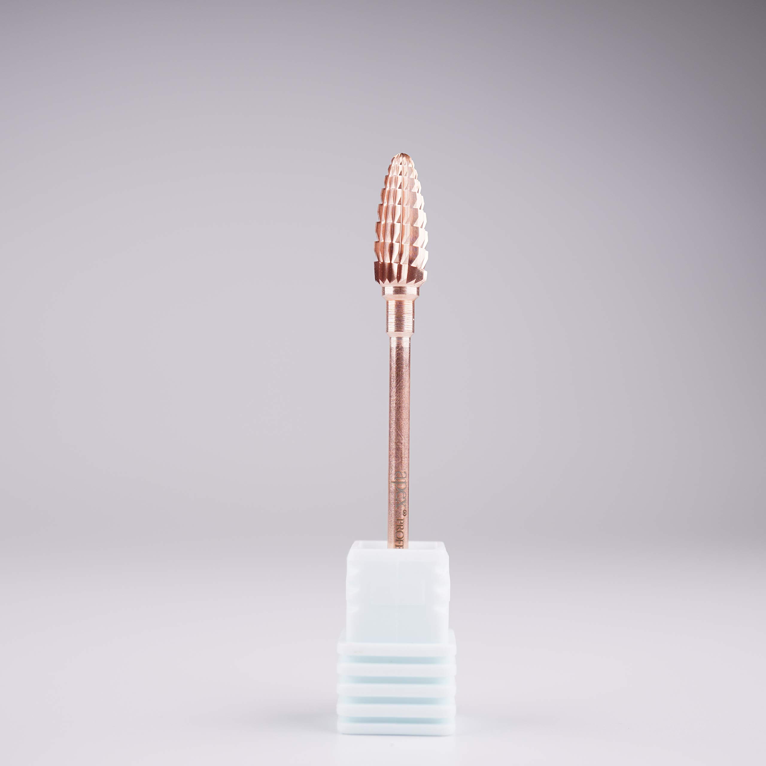 New* Apex® Professional Tungsten Carbide Electric Nail Drill Bit 3/32”, 2.35mm Shank for Gels, Acrylics, Nail Art, Manicure, Pedicure, Salon Professional Nails (Coarse)