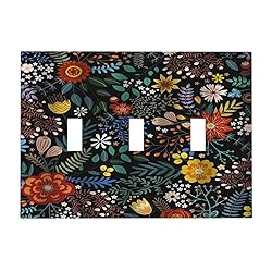 Sghxwp Vintage Colorful Flower Boho Floral Rustic