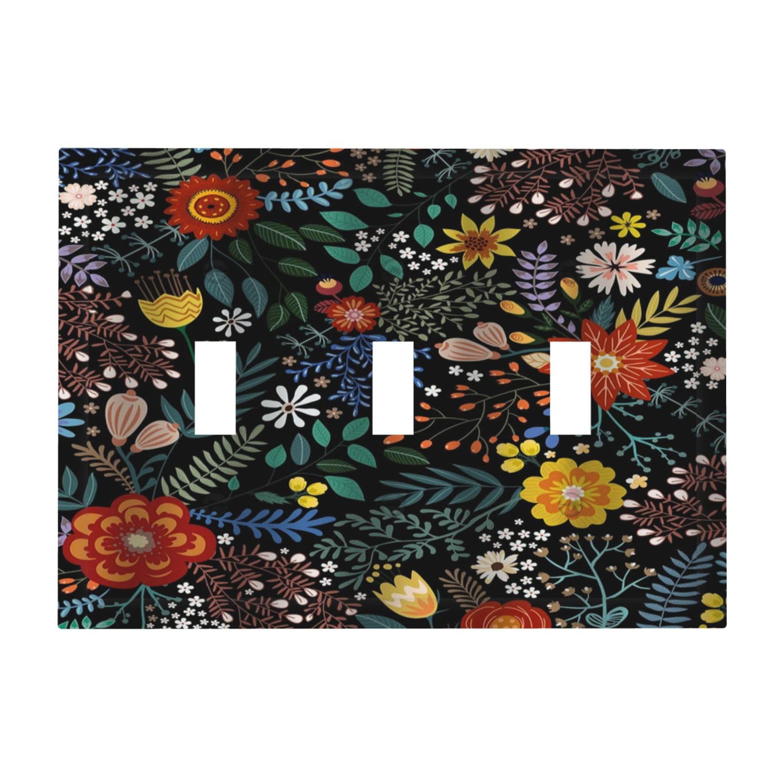 Sghxwp Vintage Colorful Flower Boho Floral Rustic