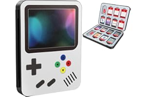 HEIYING Switch Game Card Case for Nintendo Switch 2/ OLED / Lite,Custom Pattern Memory Games Holder Case with 16 Game Card Slots and 16 Micro SD Cards Slots