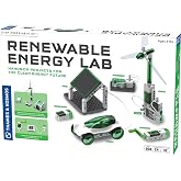 Thames &amp; Kosmos Renewable Energy Lab | Sustainable Energy Set | Explore Clean Energy Generation | Solar Car, Windmill &amp; More | NGSS-Aligned | STEM Science Learning &amp; Education | Ages 8+