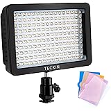 160 LED Dimmable Digital Camera / Camcorder Video Light Panel with 4 Filters by TECKIN suitable for Canon, Nikon, Pentax, Panasonic, Sony, Olympus Digital SLR Cameras