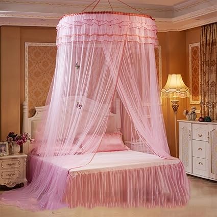 Amazon Com European Princess Dome Mosquito Net Ceiling Hanging