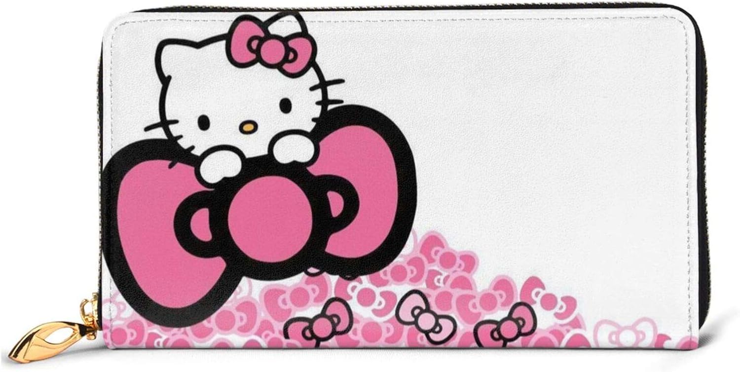 Amazon 財布 本革 大容量 ハローキティちゃんの美しい壁紙 おしゃれ かわいい レディース 長財布 人気 小銭入れ 財布