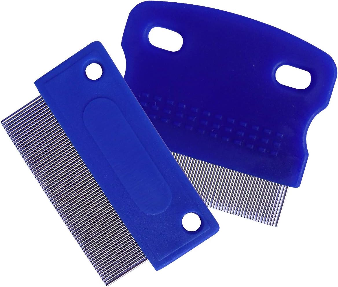 zYoung 2 Pcs Dog Comb, Tear Stain Remover, Dog Eye Stain Remover, Dog Grooming Comb, Comb for Dogs, Gently Removes Mucus and Crust, Tear Stain Remover for Dogs, Pet Tear Stain Remover