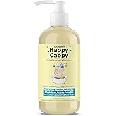 Happy Cappy Baby Shampoo and Body Wash - Shampoo & Body Wash for Eczema-Prone Skin, For Infants, Toddlers, & Kids, Reduces Itching and Redness, Dermatologist Tested, Fragrance Free - 8 fl oz