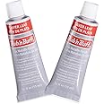 AMACO Rub n Buff Wax Metallic Finish - 2 Rub n Buff Silver Leaf 15ml Tubes - Versatile Gilding Wax for Finishing Furniture Antiquing and Restoration - Rub and Buff Colors Set of Two