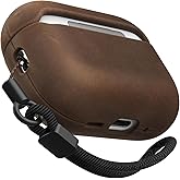 Bouixel for AirPods Pro 3 Case, Handcrafted Vintage Genuine Leather Shockproof Cover Accessories with Lanyard Compatible with Apple AirPods Pro 3nd Generation 2025