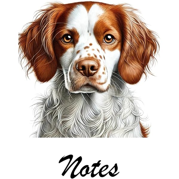 Composition Notebook: Cavalier King Charles Spaniel Paw Prints Cute School Notebook 100 Pages Wide Ruled Paper Dog Breed Composition Books