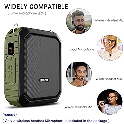 Wireless Voice Amplifier Bluetooth Teacher