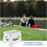 Marksman Folding Step Stool Black 23 x 19 x 19 cm 300 lb Capacity view 5