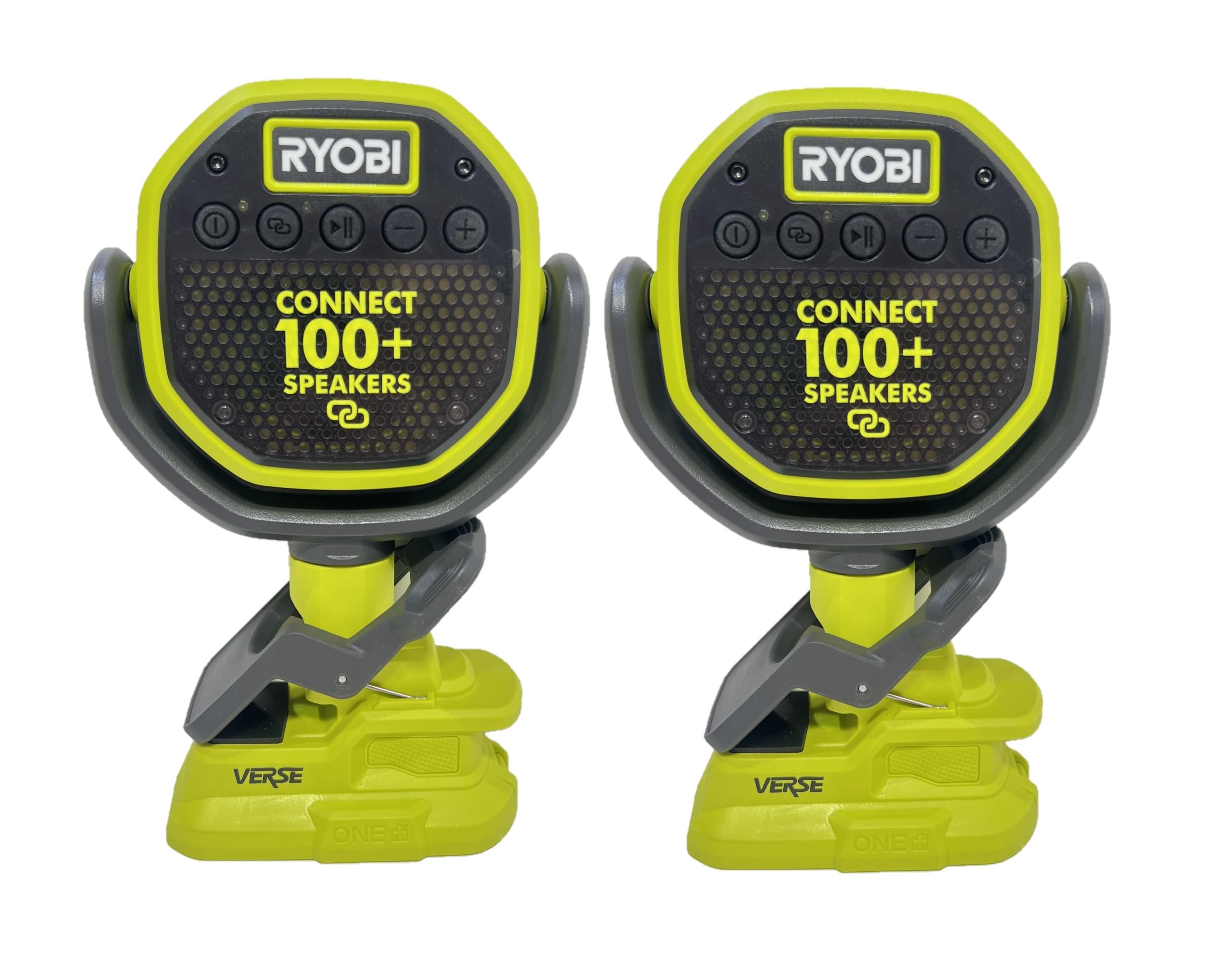 RYOBI 18V ONE+ Verse Clamp Speaker Set - Bulk