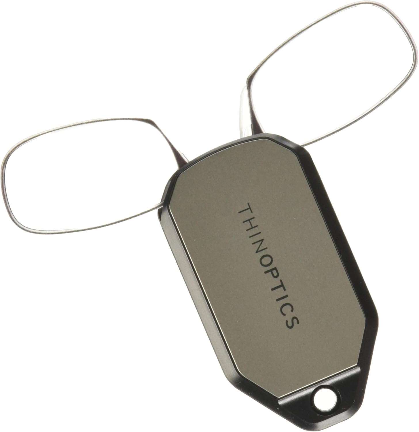 ThinOptics Reading Glasses 1.5 Black Frames and Keychain Case Compact