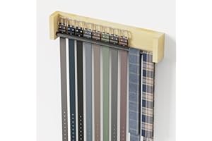 VOMELON Belt Hanger Wall Mount Belt Organizer for Closet Door Space Saving Belt Holder Storage Hangers for Ties,Gift for Him Fathers Day Birthday House Warming