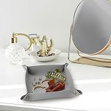 Lolalet Leather Valet Tray Set - EDC Organizer for Keys, Coins & More view 7