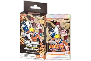 KAYOU Naruto Collectible Cards Earth Scroll Collector Box — 5 Packs, 8 Cards Per Pack | Smriti Series | Blind Pack TCG | Ages