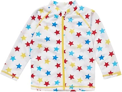 Amazon 西松屋 Efd 星総柄ラッシュガード 80cm 90cm 95cm 95