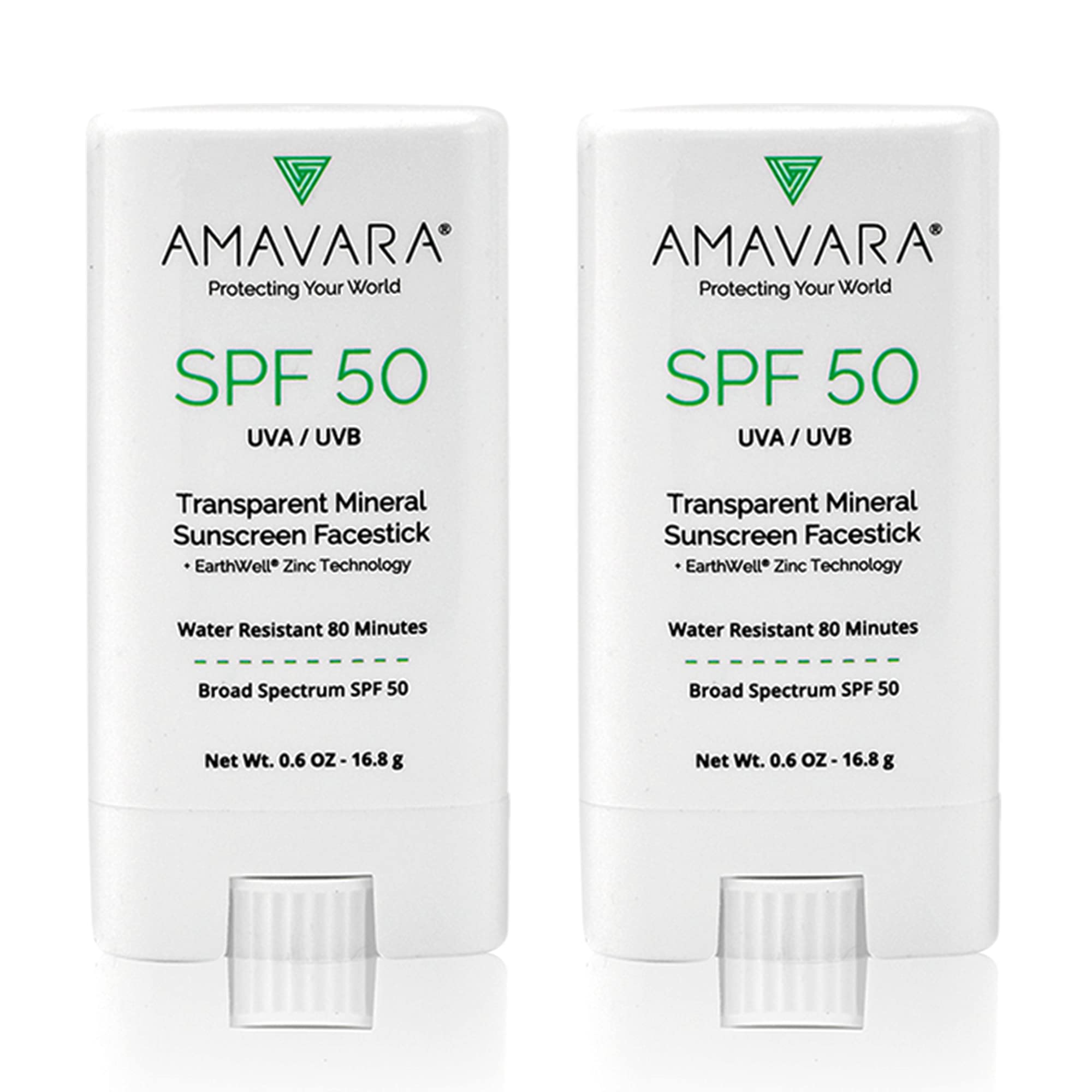 Transparent Sunblock Mua Amavara Mineral Clear Sunscreen Face Stick SPF 50, Sheer Reef Safe ...