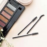 ILLUVA Disposable Eyelash Brush 100 PCS Eyebrow Mascara Applicator Wands Black view 5