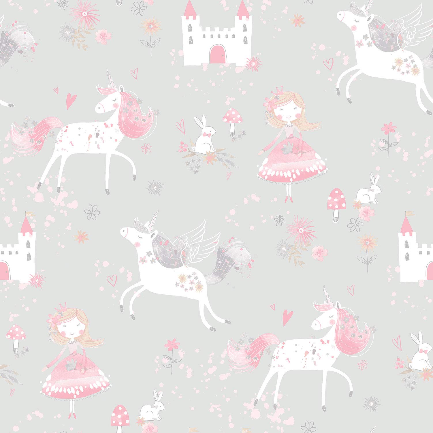 Galerie G56525 Just 4 Kids 2 Wallpaper, Grey
