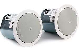 JBL Control 24CT Compact Ceiling Loudspeaker, White (Sold as Pair)