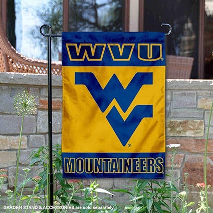 Amazon Com West Virginia Wvu Mountaineers Garden Flag And Yard
