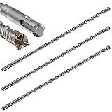 Wensilon Concrete Drill Bit Lengthening 3pcs 3/8" X