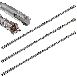 Wensilon Concrete Drill Bit Lengthening 3pcs 3/8" X
