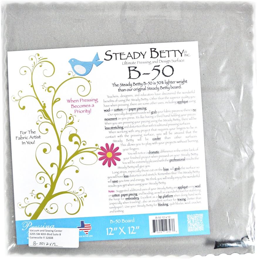 Steady Betty Pressing and Design Surface B-50 Board 12 Inches x 12 Inches