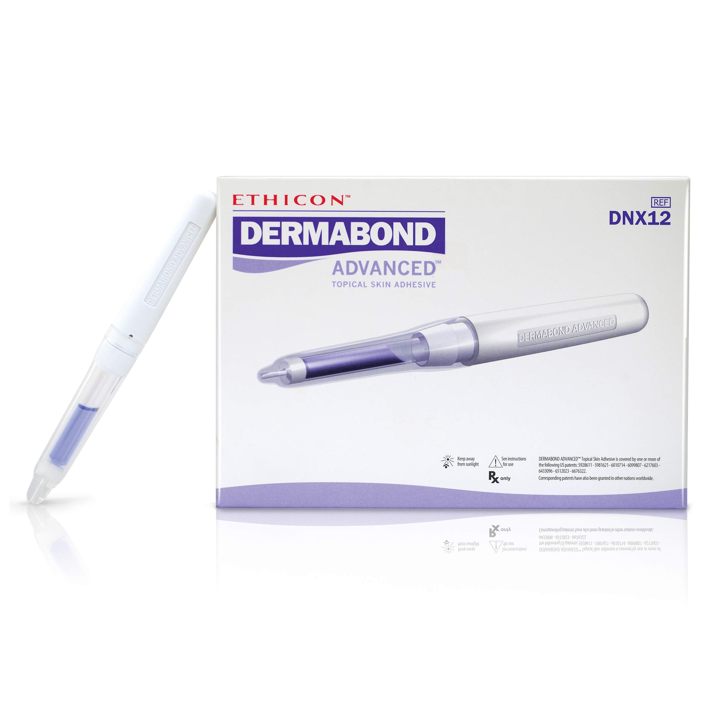 Ethicon DERMABOND ADVANCED Topical Skin Adhesive, DNX12, 0.7 mL Ampule