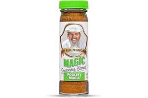 MAGIC SEASONING BLENDS Chef Paul Magic Seasonings Blends Poultry Magic Seasoning | MSG-Free Chicken Seasoning | Gluten-Free Poultry Rub | For Roasting, Grilling & Cooking | Kosher & Halal Certified | 2 oz (Pack of 1)
