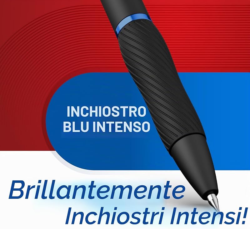S-Gel | Penne gel | Punta media (0,7 mm) | Inchiostro blu | Confezione da 12