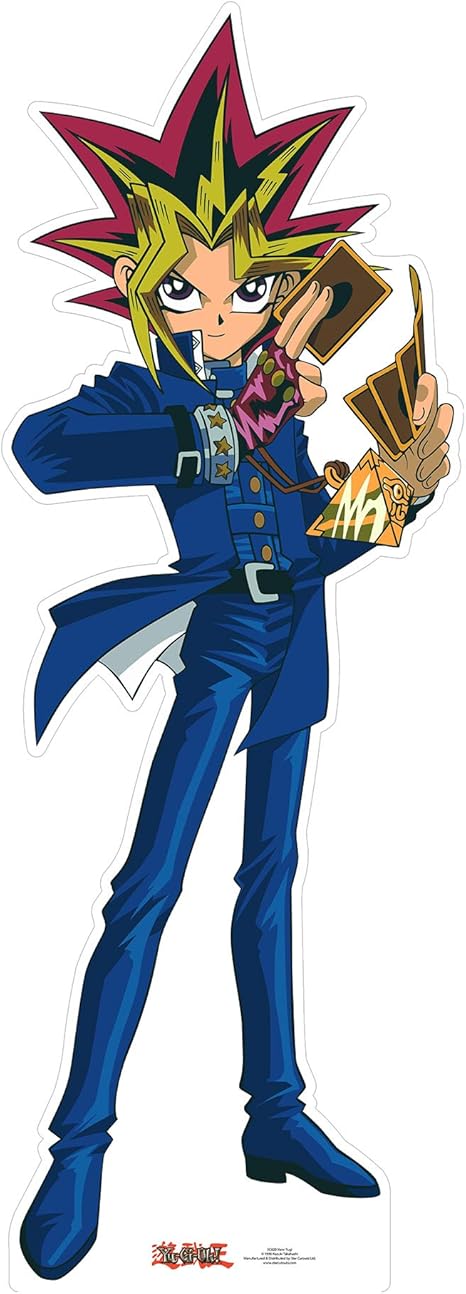 Amazon Com Star Cutouts Yu Gi Oh Yami Yugi Cardboard Cutout Stand Up Anime Cartoon Life Size Stand In 67 X 24 Home Kitchen