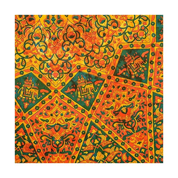 Future Handmade - Tapiz bohemio y psicodélico de pared con un diseño de mandala de estilo indio de la luna y del sol… | DeHippies.com