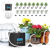 Automatic Watering System for Potted Plants | Indoor Plant Waterer with Programmable Timer, Dual Self-Priming Pumps, Drip Irrigation Kit for Up to 20 Plants