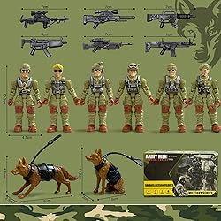 Baimiby Army Men Action Figures,Toy Soldiers for