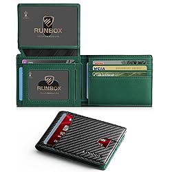 RUNBOX Wallet for Men and Women Slim Rfid Leather 2