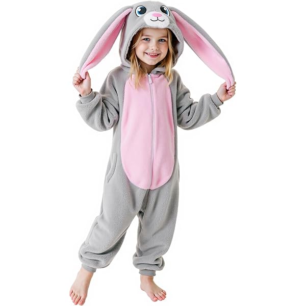 Rubies Official Rabbit Costume For Kids - Jumpsuit & Headpiece, Size Age 2-3, Halloween & Dress Up