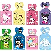ARHAVI 12Pcs Kitty Kuromi and My Melody Keroppi Pompompurin Badtz Party Favor Gift Boxes for Kids Birthday Party Decorations Supplies