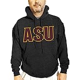 Campus Colors NCAA Adult Cotton Blend Charcoal Hooded Sweatshirt - Made from Ringspun and Versatility